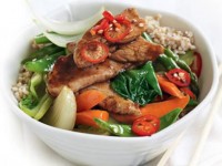 Five-spice chicken and vegie stir-fry