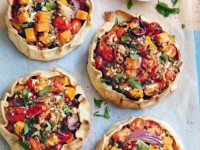 Lentil, Roast Pumpkin and Ricotta Open Pies