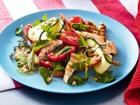 Grilled chicken salad with parmesan dressing – Taste.com.au